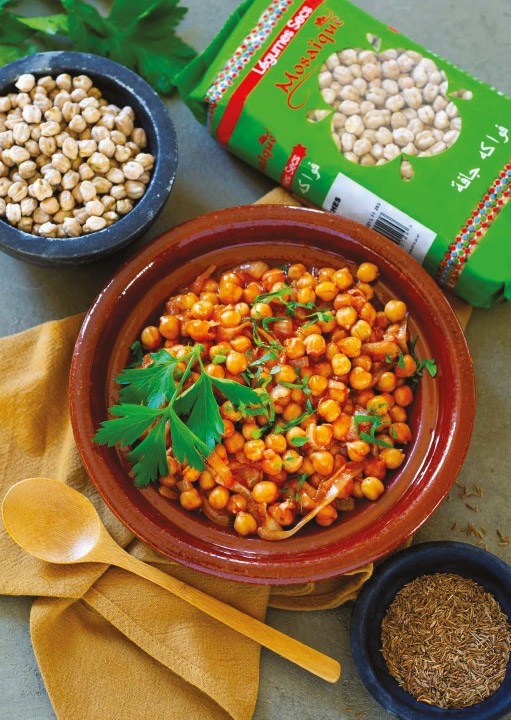 Pois chiches à la marocaine
