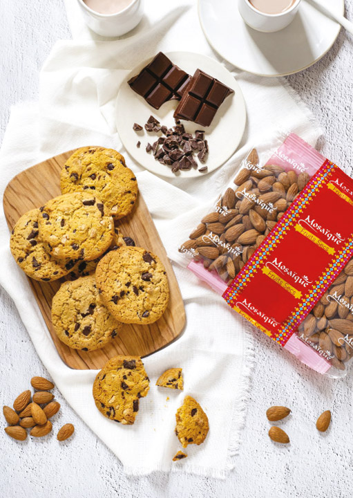 Cookies chocolat amandes
