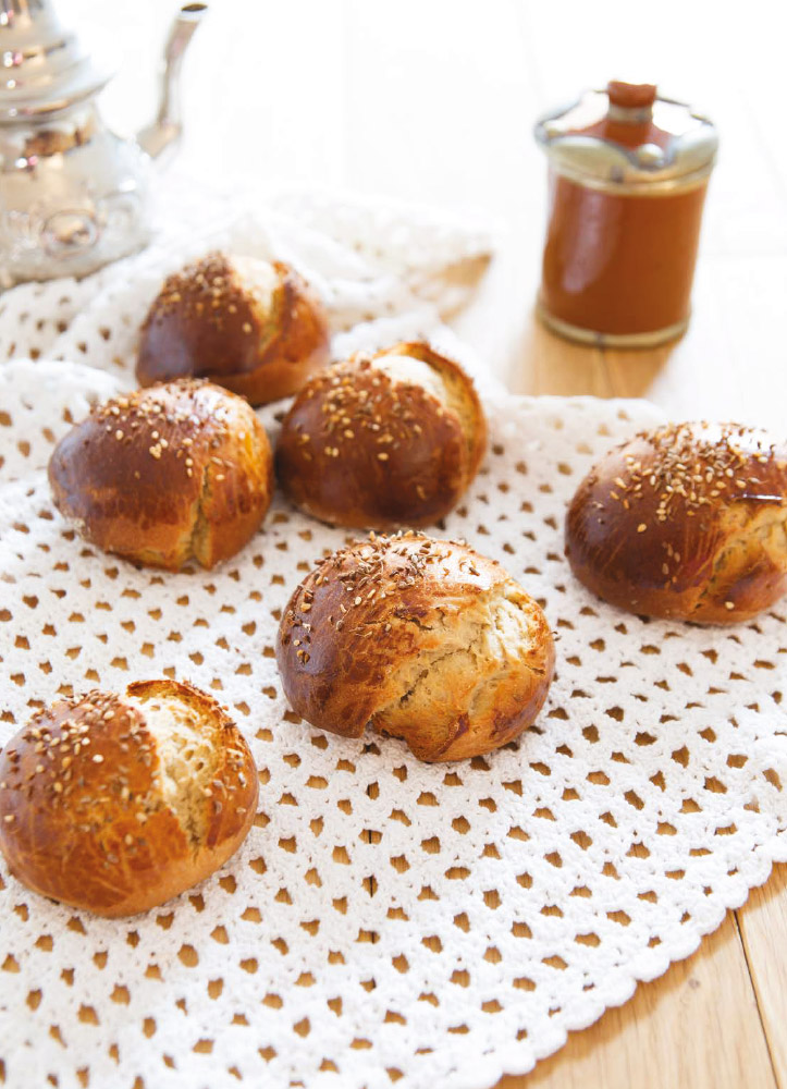 Brioches marocaines anis et fleur d’oranger